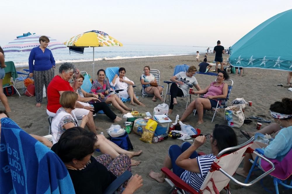 Las playas de Málaga celebran la noche de San Juan