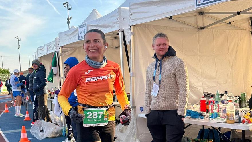 Carmen, durante el Mundial en Albi