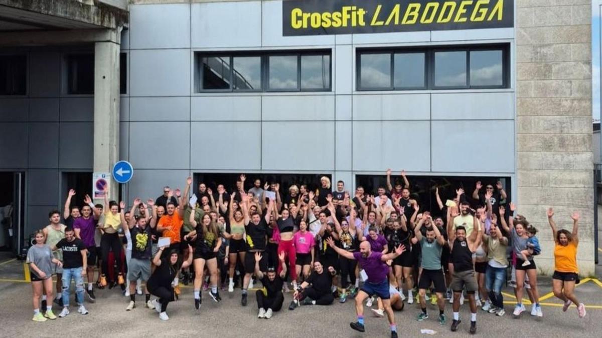 Los atletas de los Valley Games 2025 en Porriño.