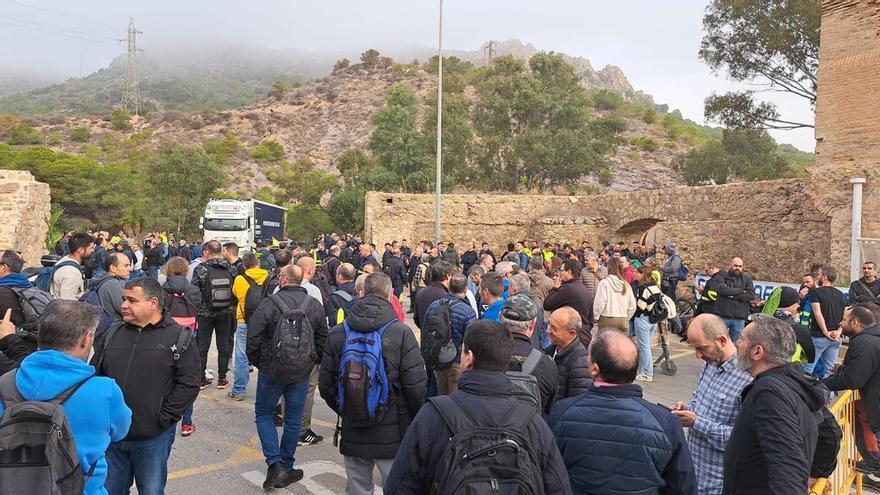 Movilizaciones en Navantia Cartagena ante la falta de trabajadores y el cobro de atrasos