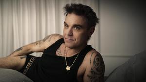 Robbie Williams en ropa interior en Robbie Williams