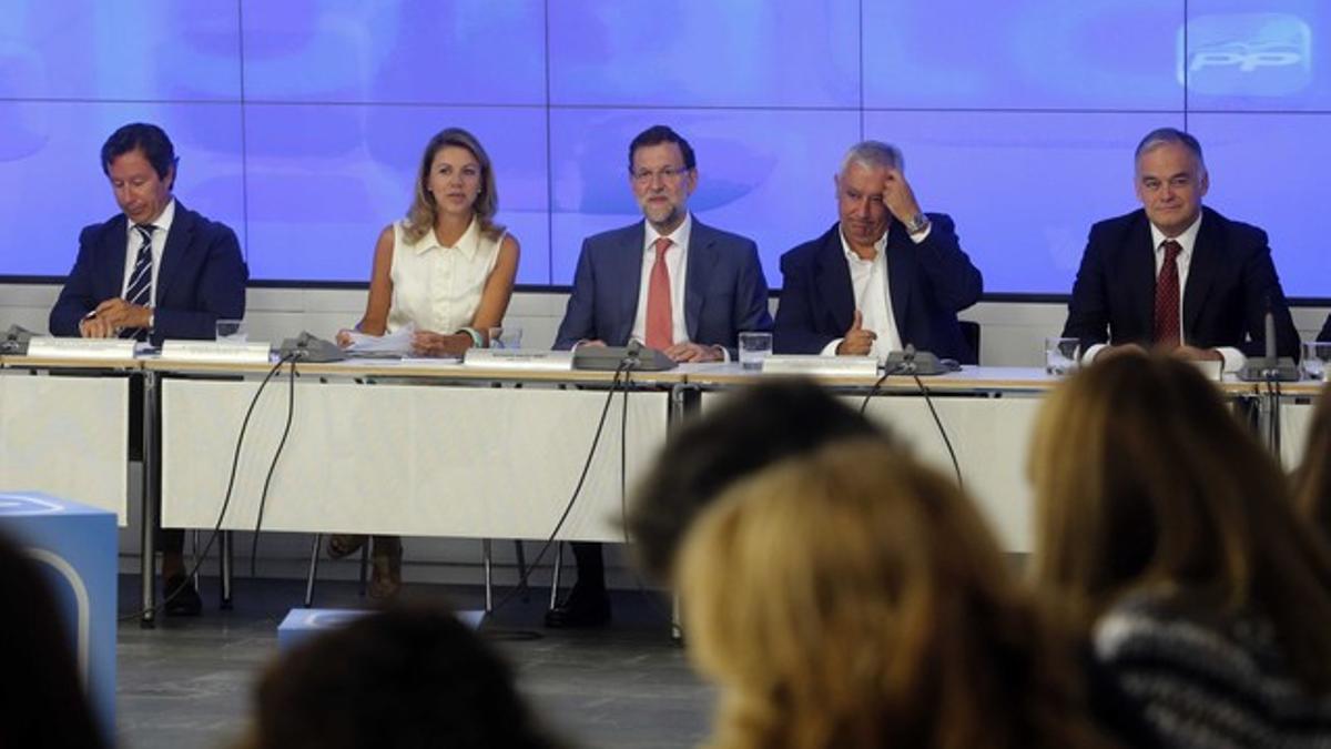 Mariano Rajoy preside la ejecutiva nacional del PP, el pasado 2 de septiembre.