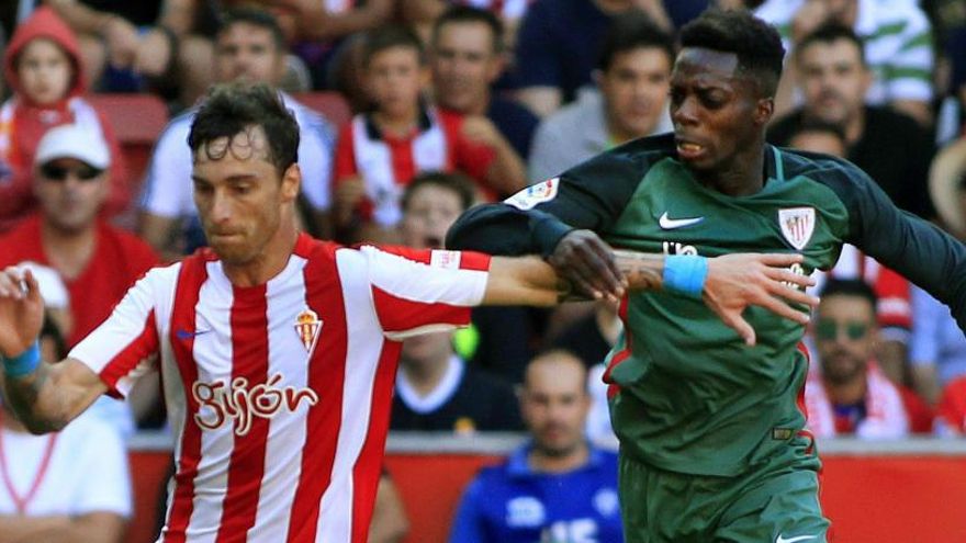 Iñaki Williams, en el pasado Sporting-Athletic.