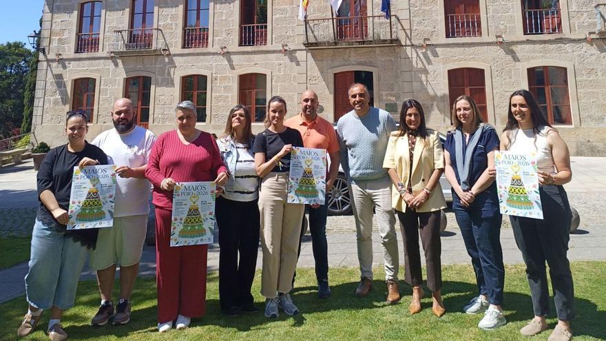La Festa dos Maios de Poio reúne a 17 grupos y rinde homenaje a Canducho