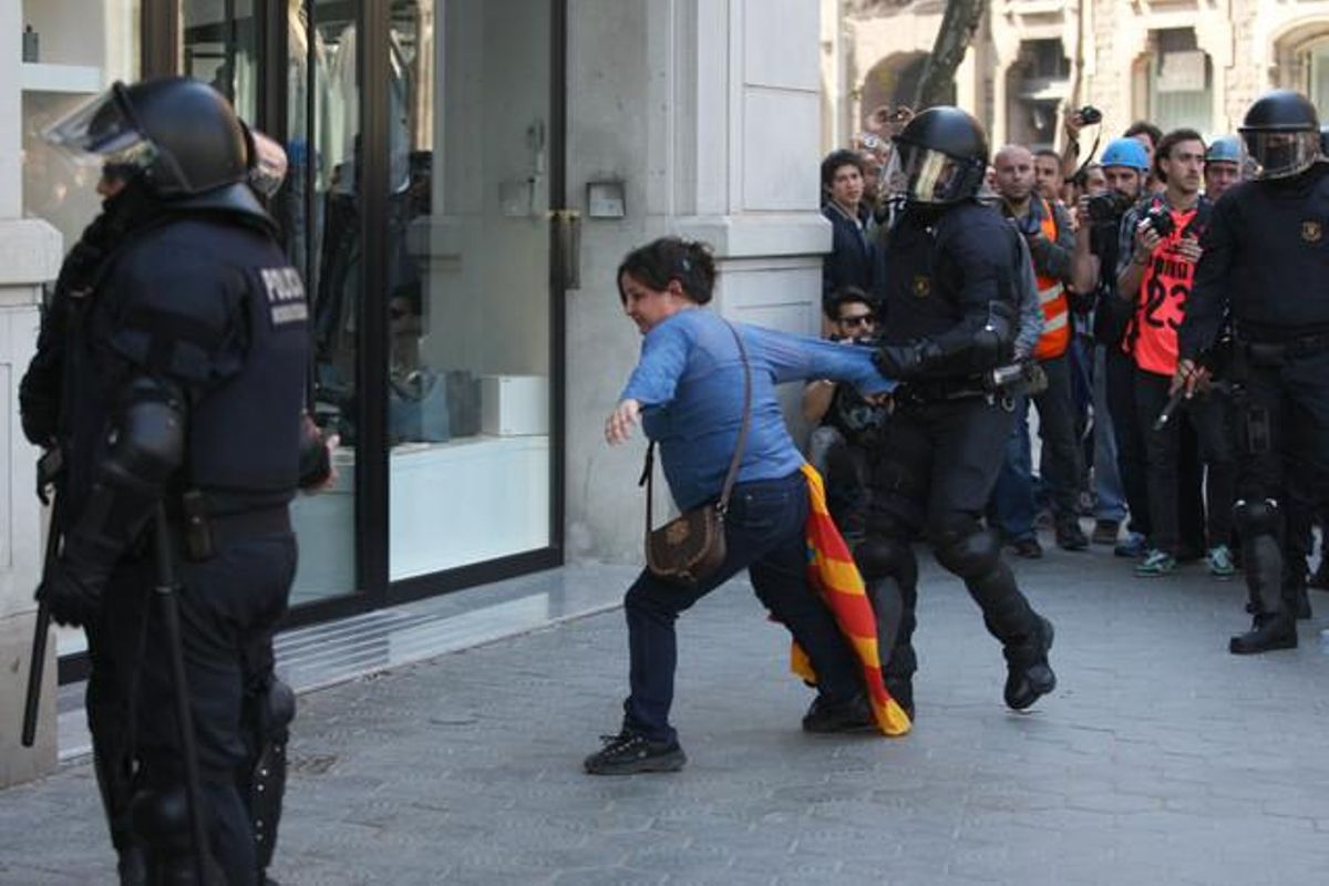 Els incidents del 29-M, vistos per Danny Caminal.
