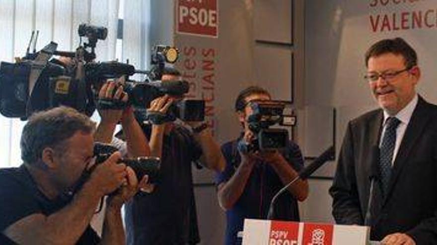 Puig exhibe su neutralidad y evita  apoyar a los candidatos del PSOE