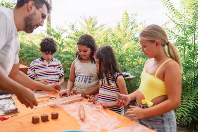 GALERÍA | El taller de arqueología de Arrabalde, en imágenes