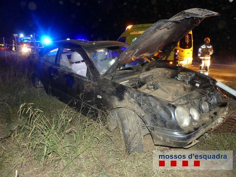 Accident de trànsit a Cassà de la Selva