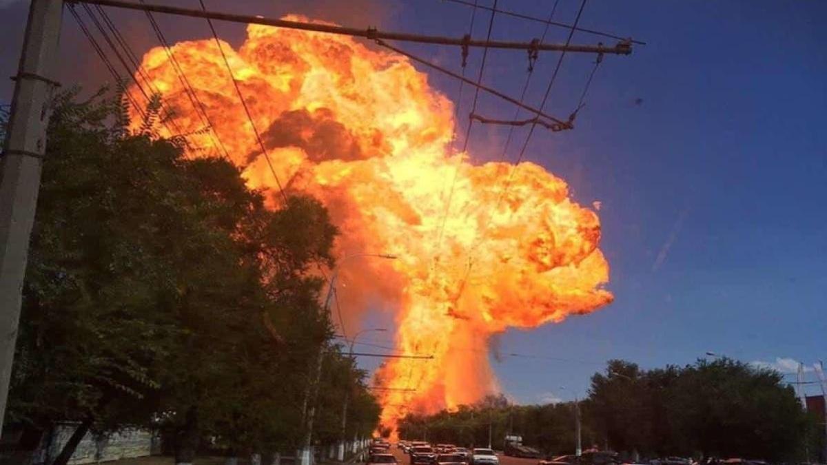 Impactante explosión en una gasolinera del suroeste de Rusia