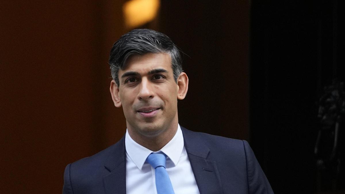 El primer ministro británico, Rishi Sunak.