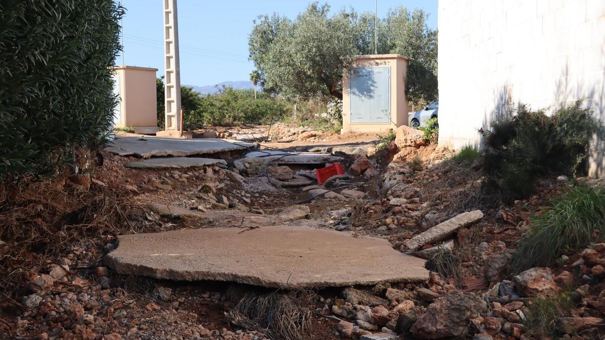 Trabajos de reconstrucción de infraestructuras a realizar en l'Alcúdia.