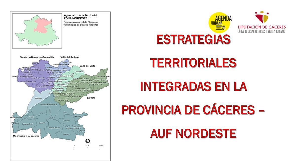 a Diputación de Cáceres invita a los municipios a participar en la elaboración de la Agenda Urbana Territorial