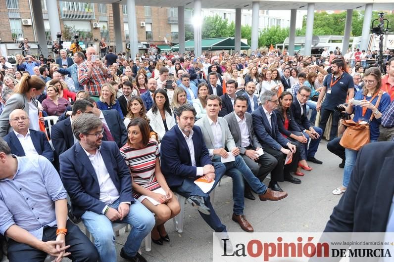 Albert Rivera, líder de Ciudadanos, en Murcia