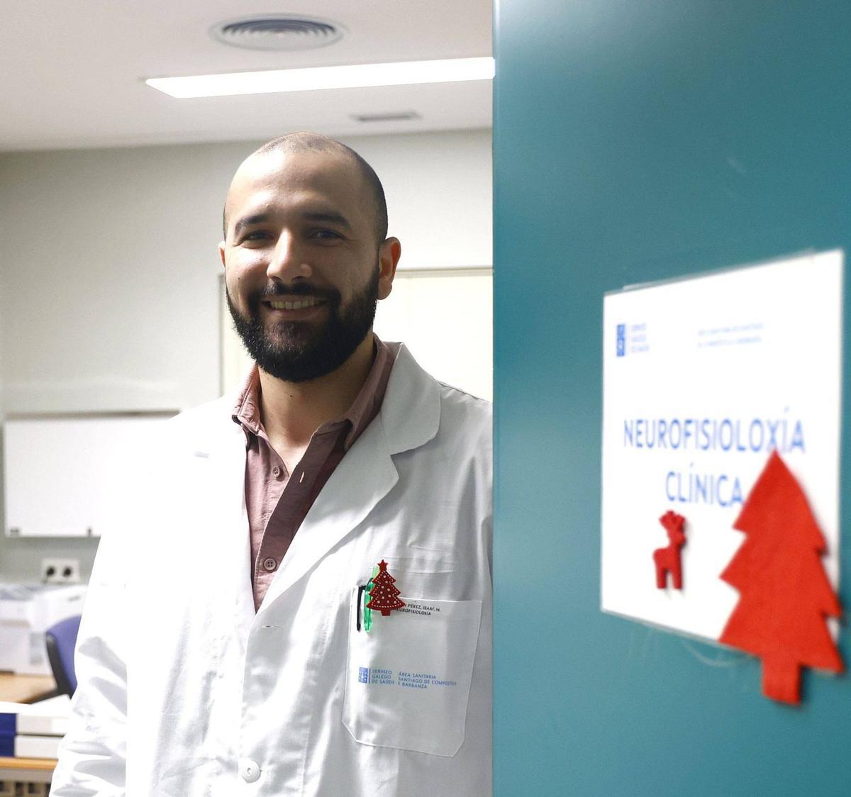 Isaac Hazin, neurofisiólogo del Hospital Clínico de Santiago de Compostela.