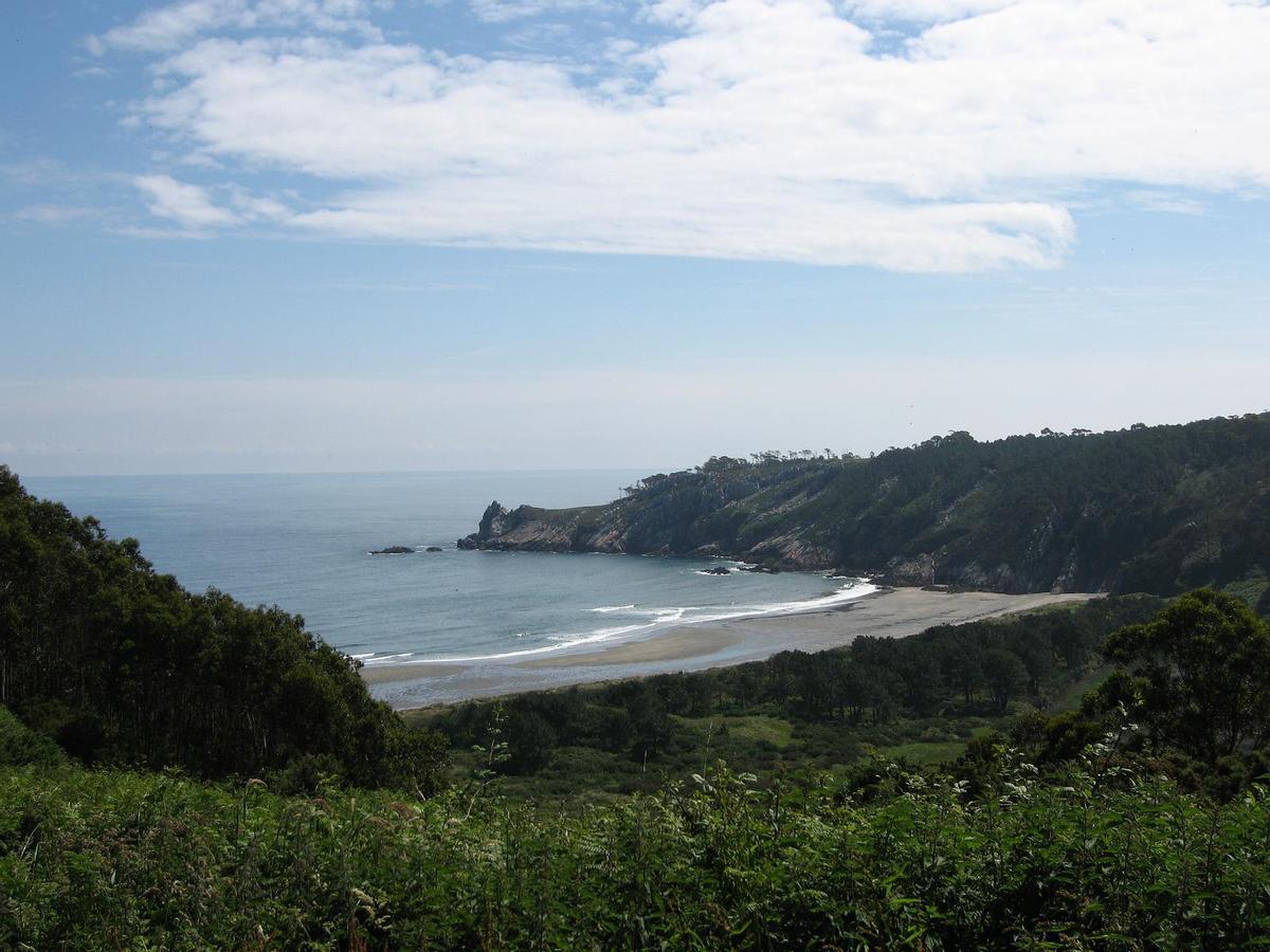 Playa de Barayo, entre Navia y Valdés