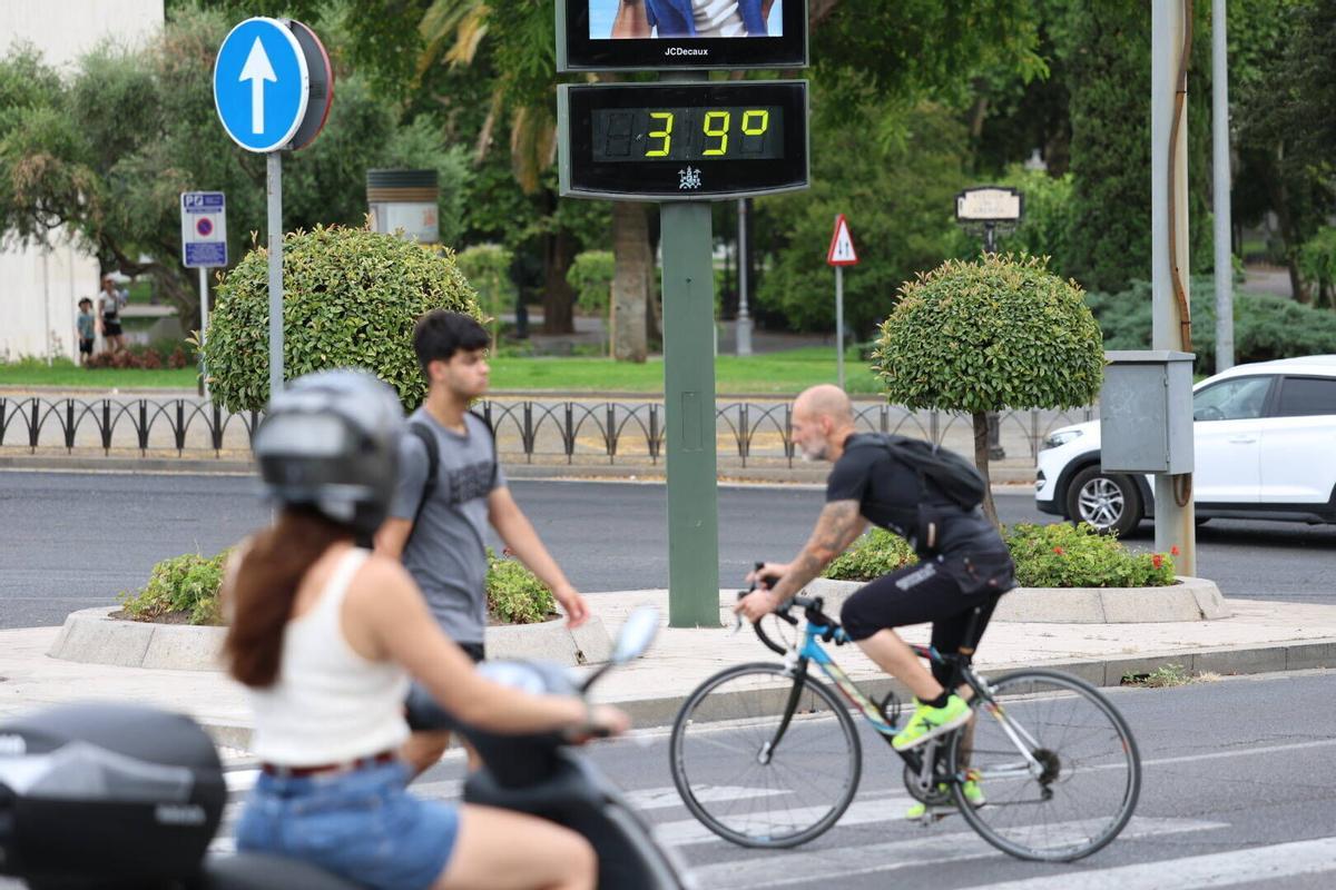 Cordoba, calor, termometros, junio