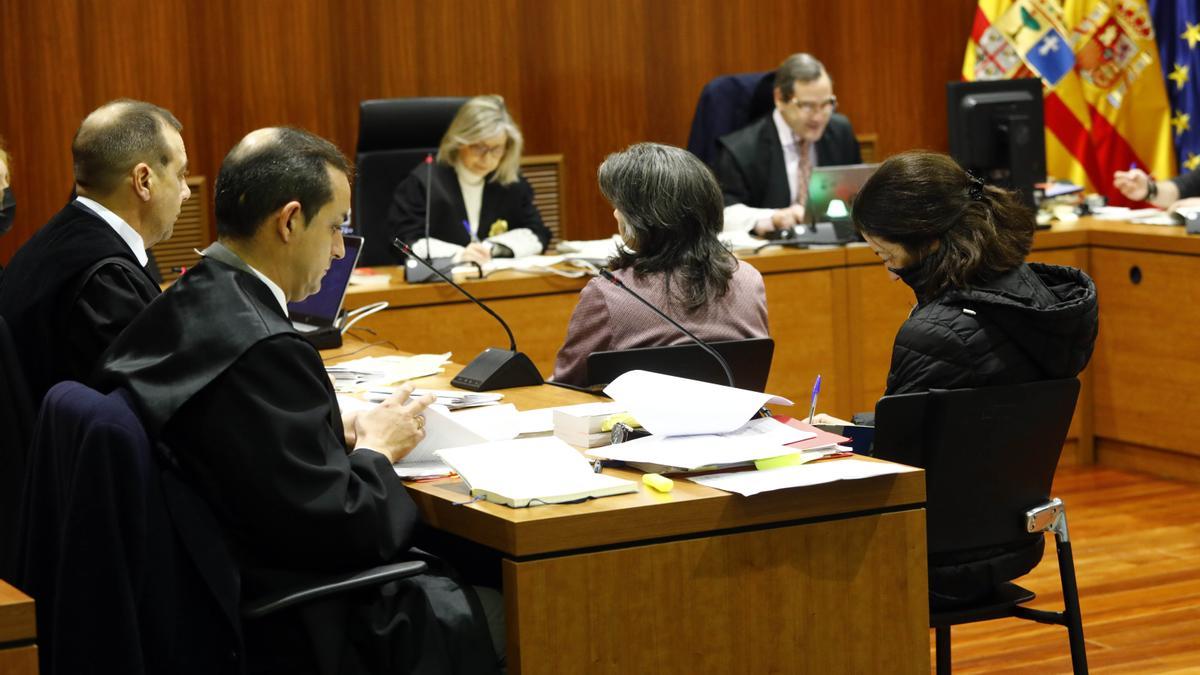 La segunda sesión del juicio que se celebra en la Audiencia de Zaragoza contó ayer con la intervención de los tres hijos de Mari Carmen y Raimundo, y agentes de Policía Nacional.