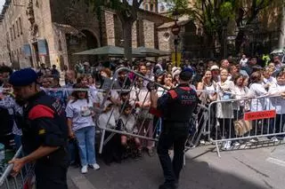 Máxima seguridad en el Raval y junto a Sant Agustí por la visita del Papa