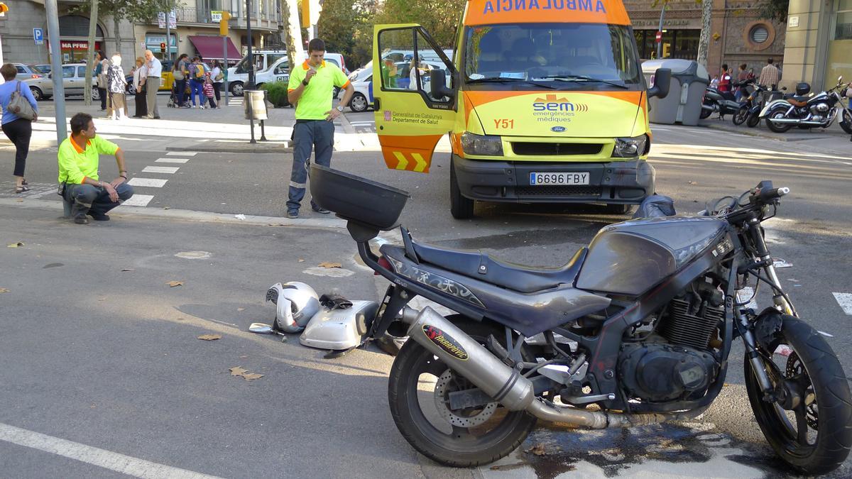 Accidente en Diagonal