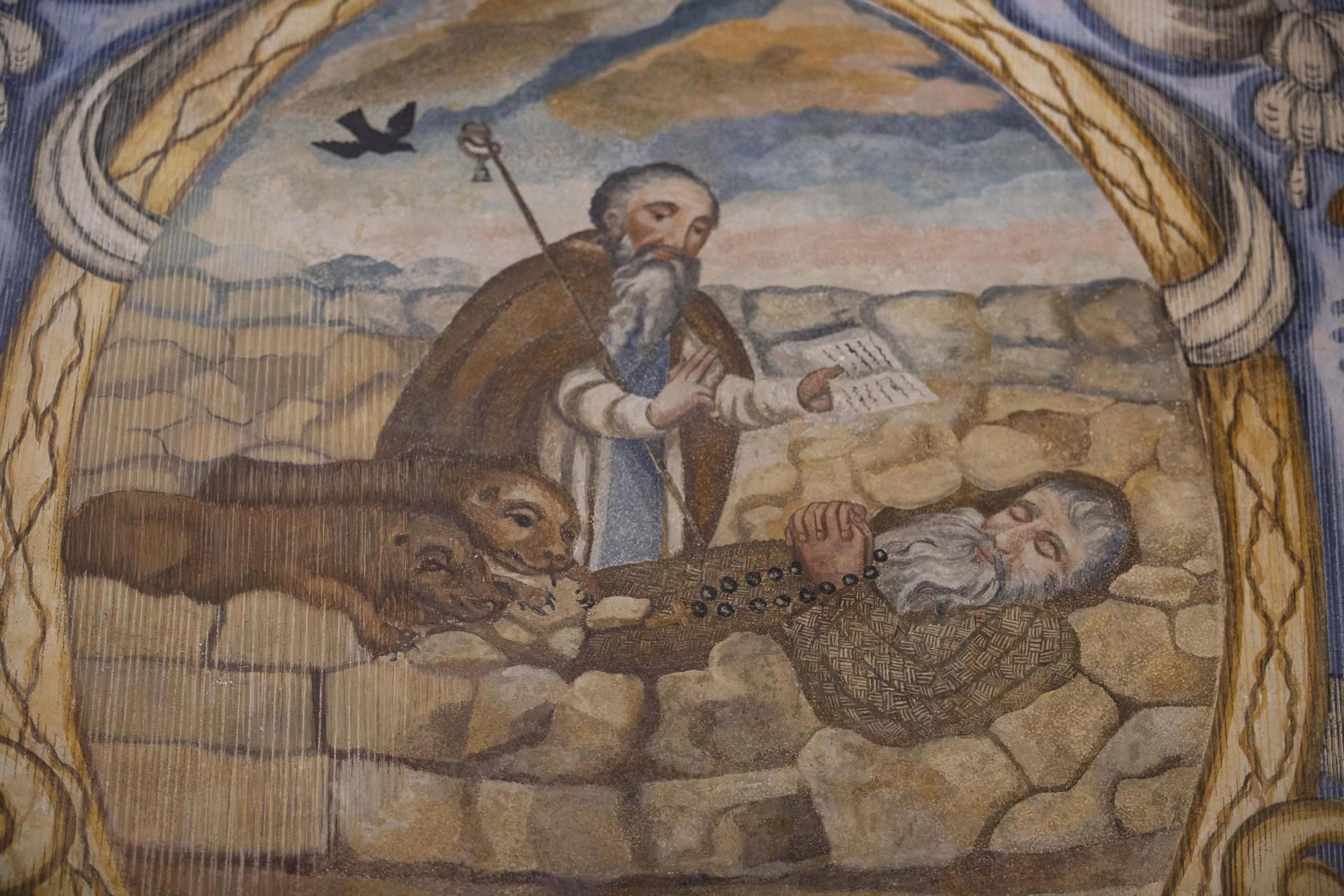 En busca de la financiación para restaurar las pinturas de la ermita de Sant Antonio en Bocairent