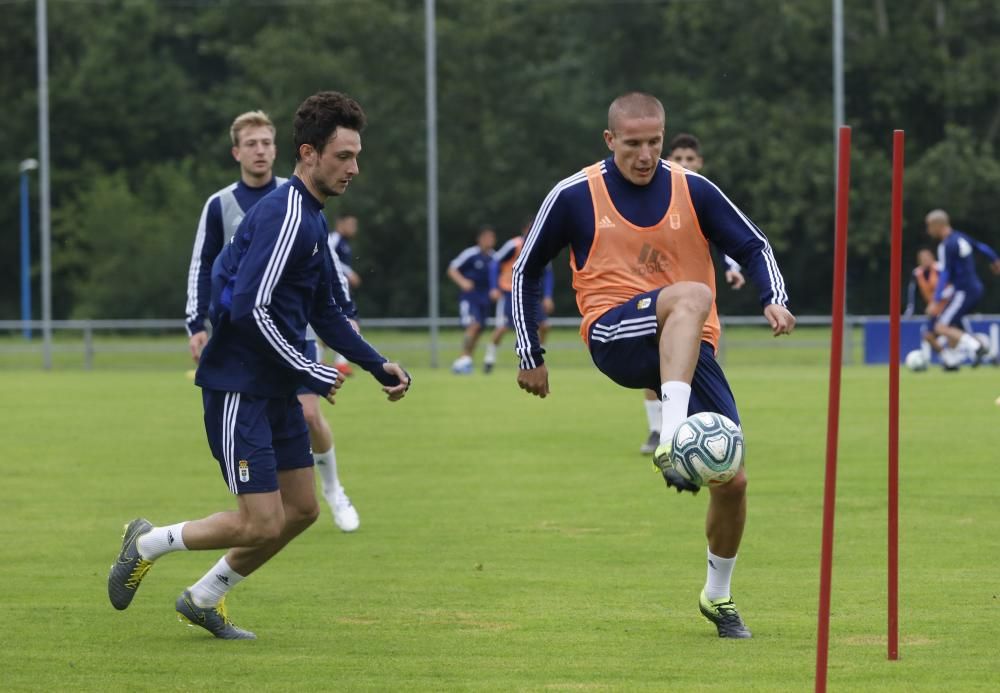 Primer entrenamiento del Real Oviedo para la tempo