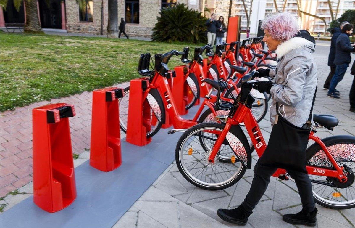 Una nueva estación de Bicing en Nou Barris.