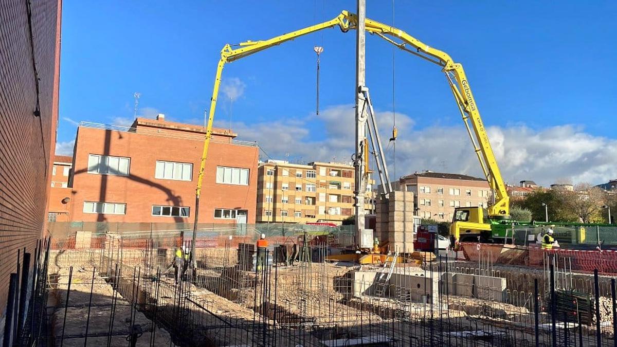 Estado actual de las obras de ampliación del centro de salud Petrer II.