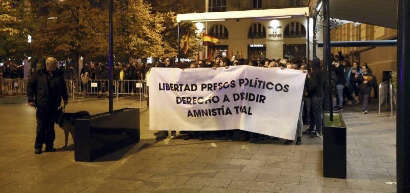 Manifestaciones en Plaza España por el 'procés'