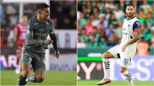 James Rodríguez y Sergio Ramos en acción en México