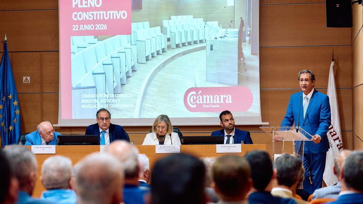 Luis Padrón repite como presidente de la Cámara de Comercio de Gran Canaria para un nuevo mandato de cuatro años