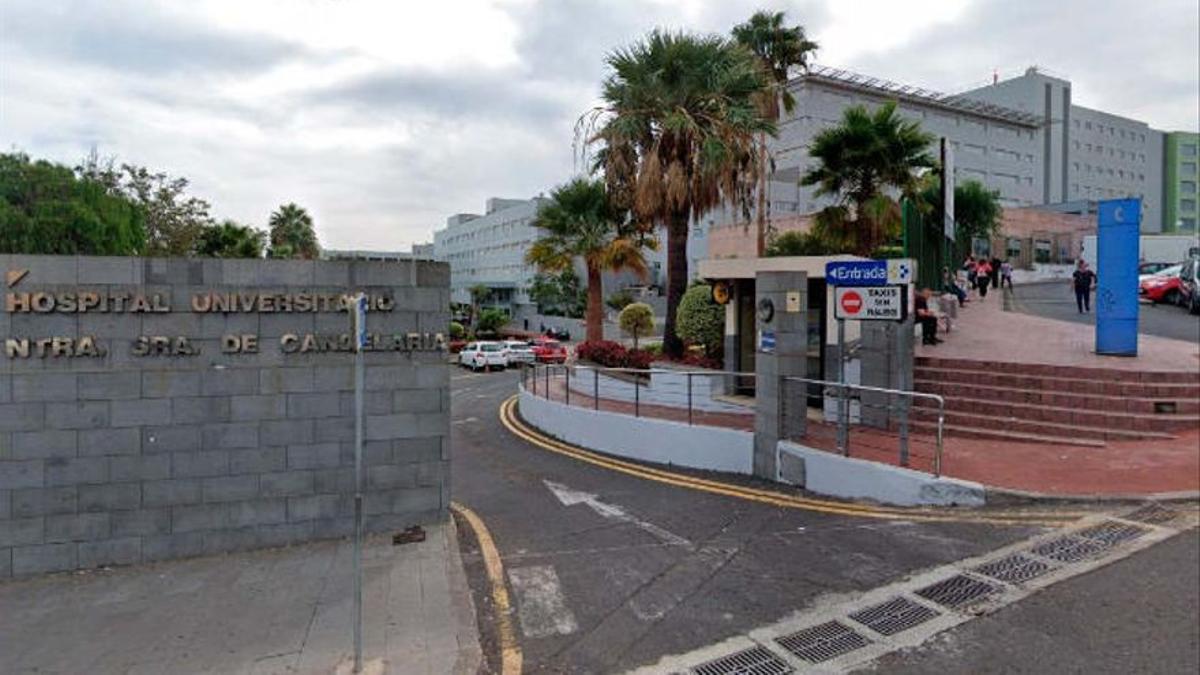 Hospital Universitario de Nuestra Señora de La Candelaria, donde estaba el pequeño que ha fallecido por Covid-19