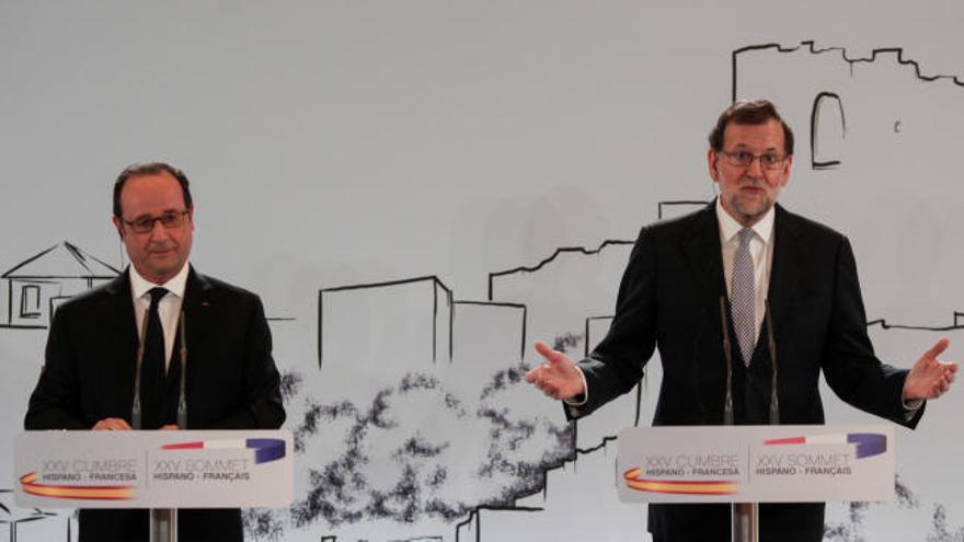 Rajoy y Hollande coinciden en el diagnóstico sobre el futuro de la UE