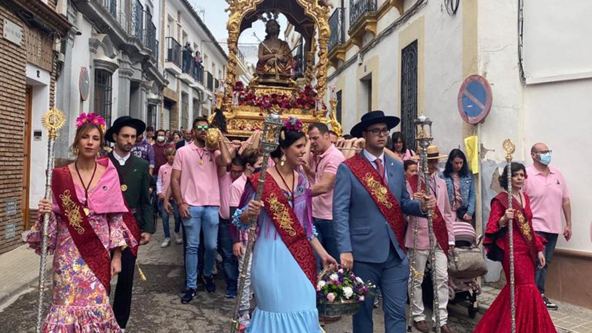 Un momento de la romería del Ecce Homo de El Carpio.