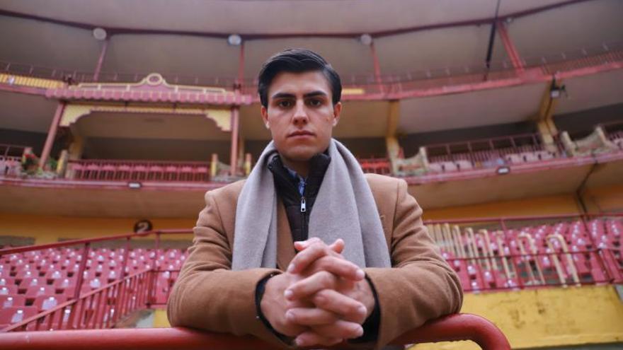 David Fuentes Bocanegra, en la plaza de toros de Córdoba.