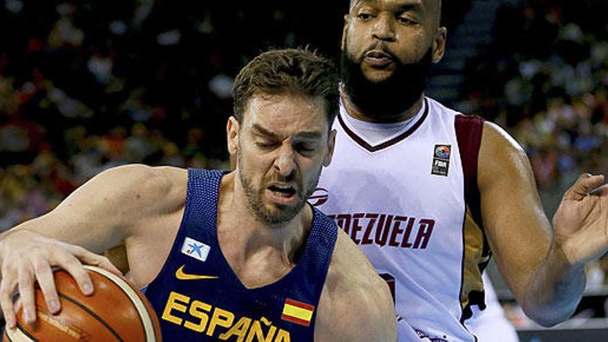 Pau Gasol, en una acción del partido.