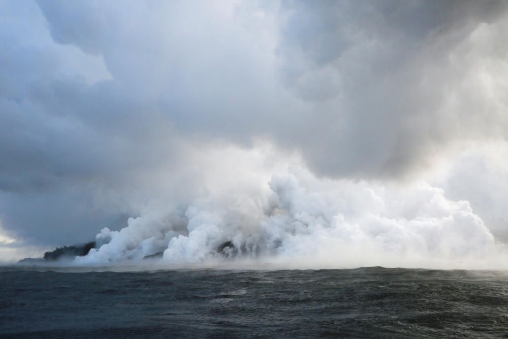 Les erupcions del volcà Kilauea arriben a l'Oceà P