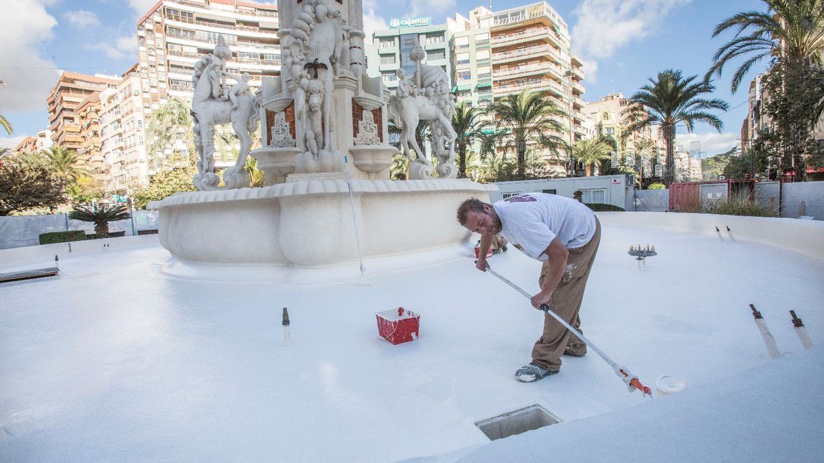 Pintura del vaso de la fuente de Luceros