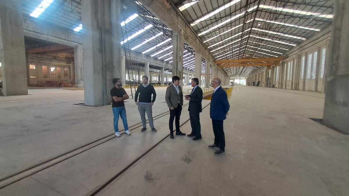 El interior de la nave central, de 280 metros de longitud, tras se rehabilitación.
