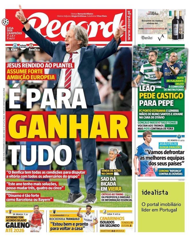 Las portadas de la prensa deportiva de hoy