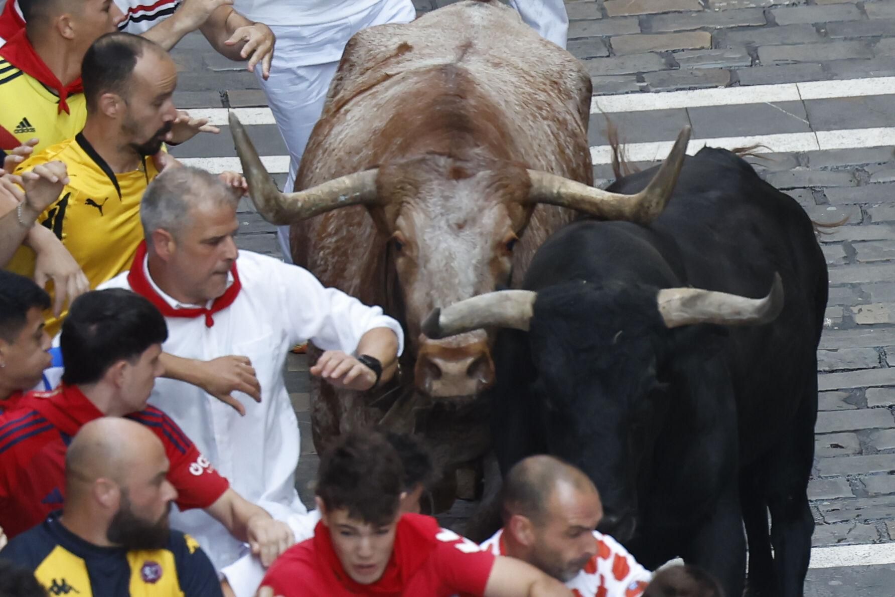 El octavo encierro de los Sanfermines 2025.