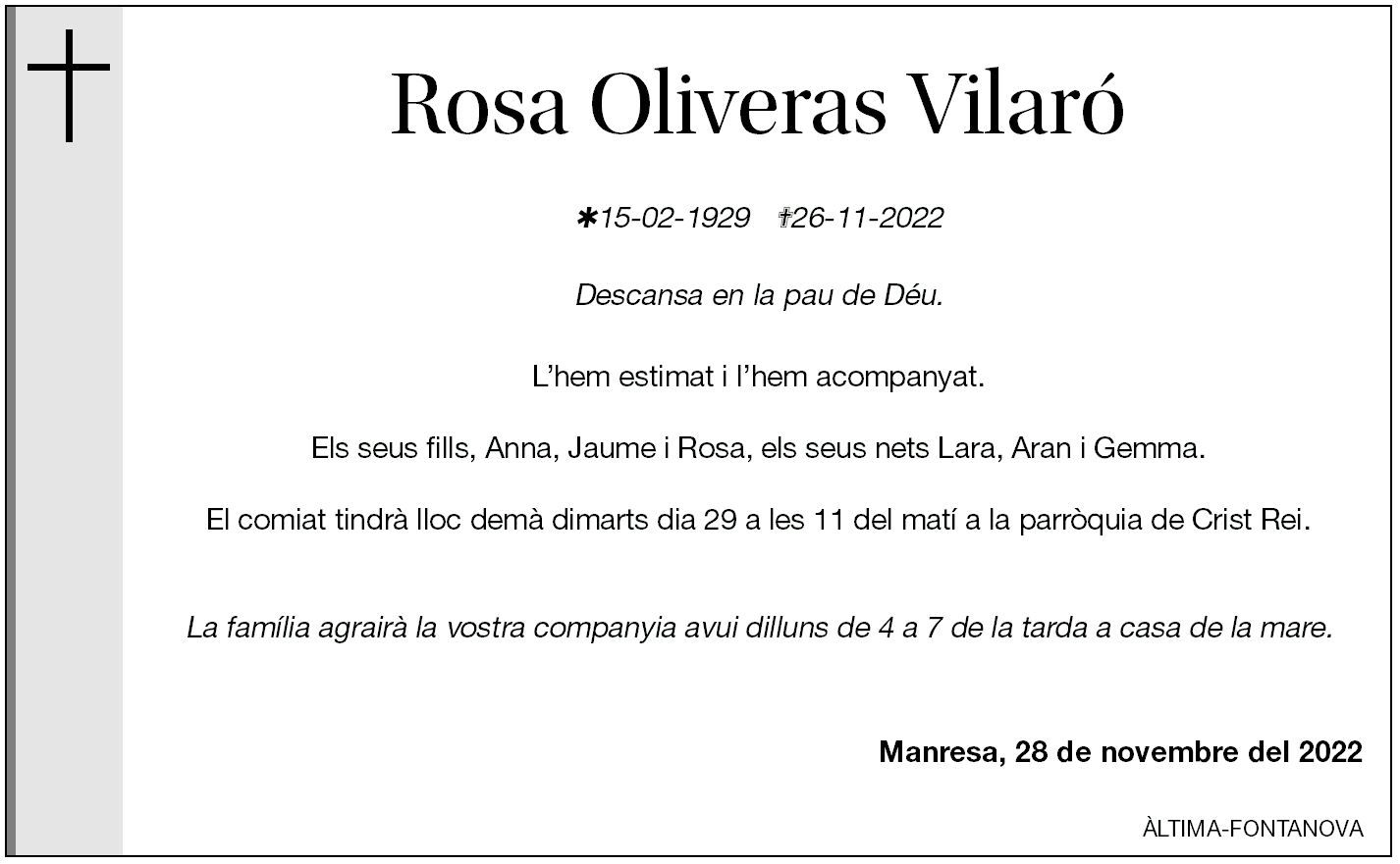 Rosa Oliveras
