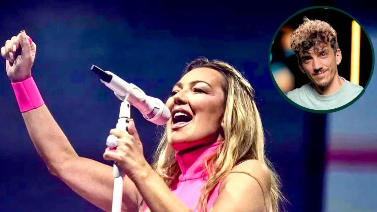 Amaia Montero, en el concierto de Bilbao de 'La Oreja de Van Gogh' y el experto Israel del Amo
