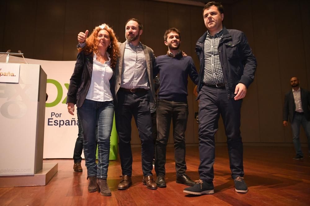 Mitin de Vox en A Coruña con Santiago Abascal