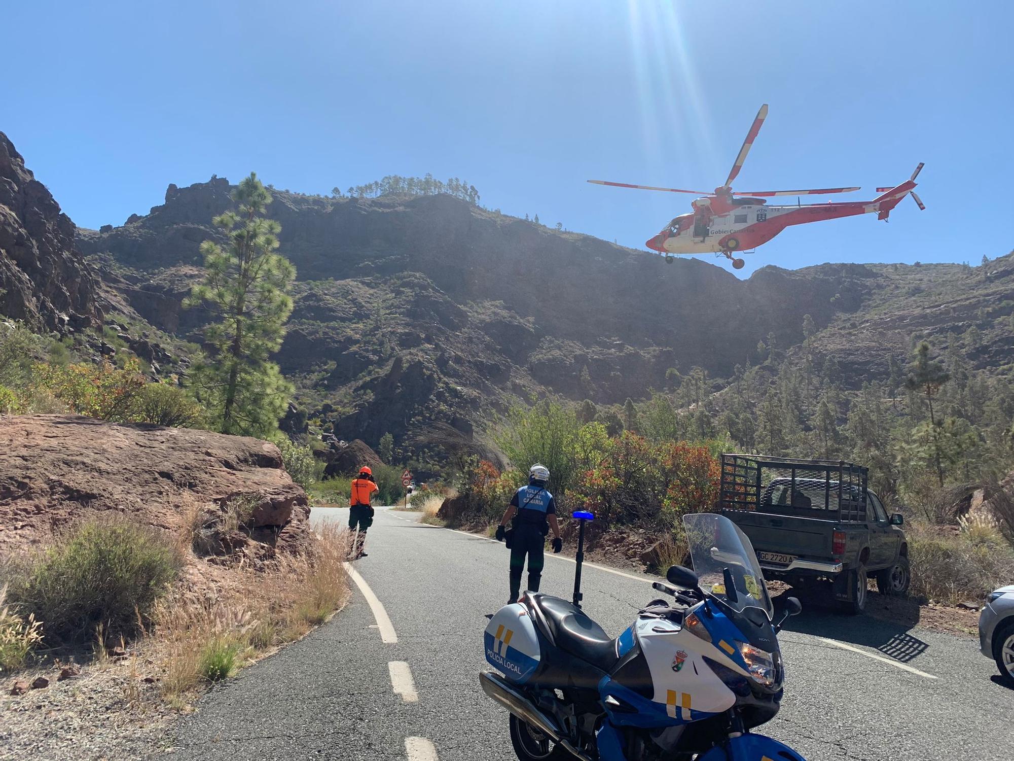 Grave al sufrir una caída en Gran Canaria