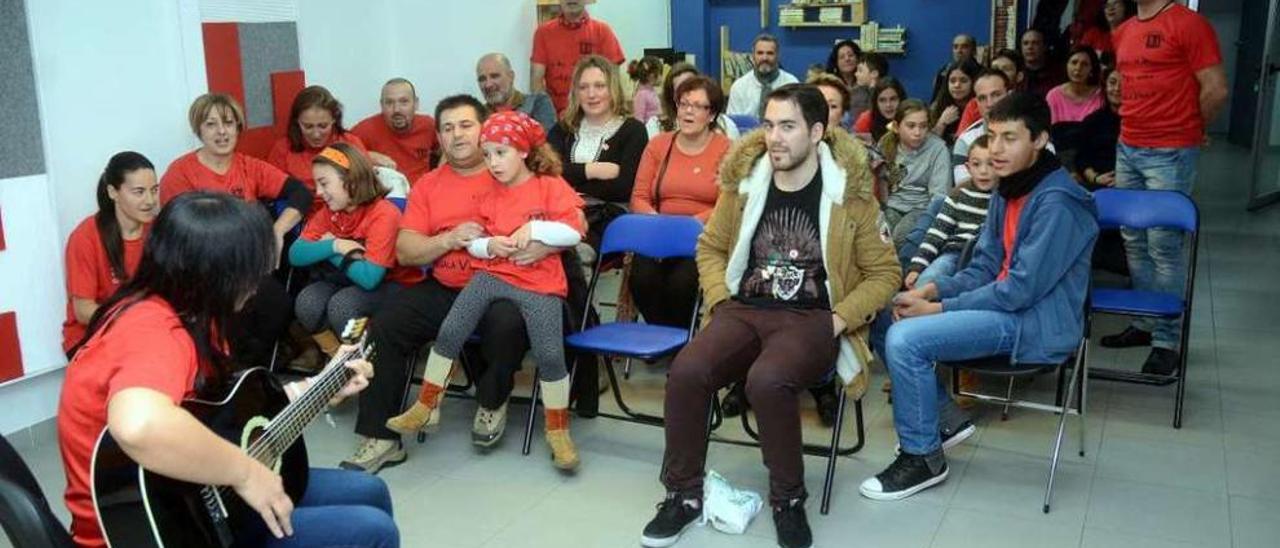 Presentación, ayer, del himno &quot;Donantes de vida&quot;. // Rafa Vázquez