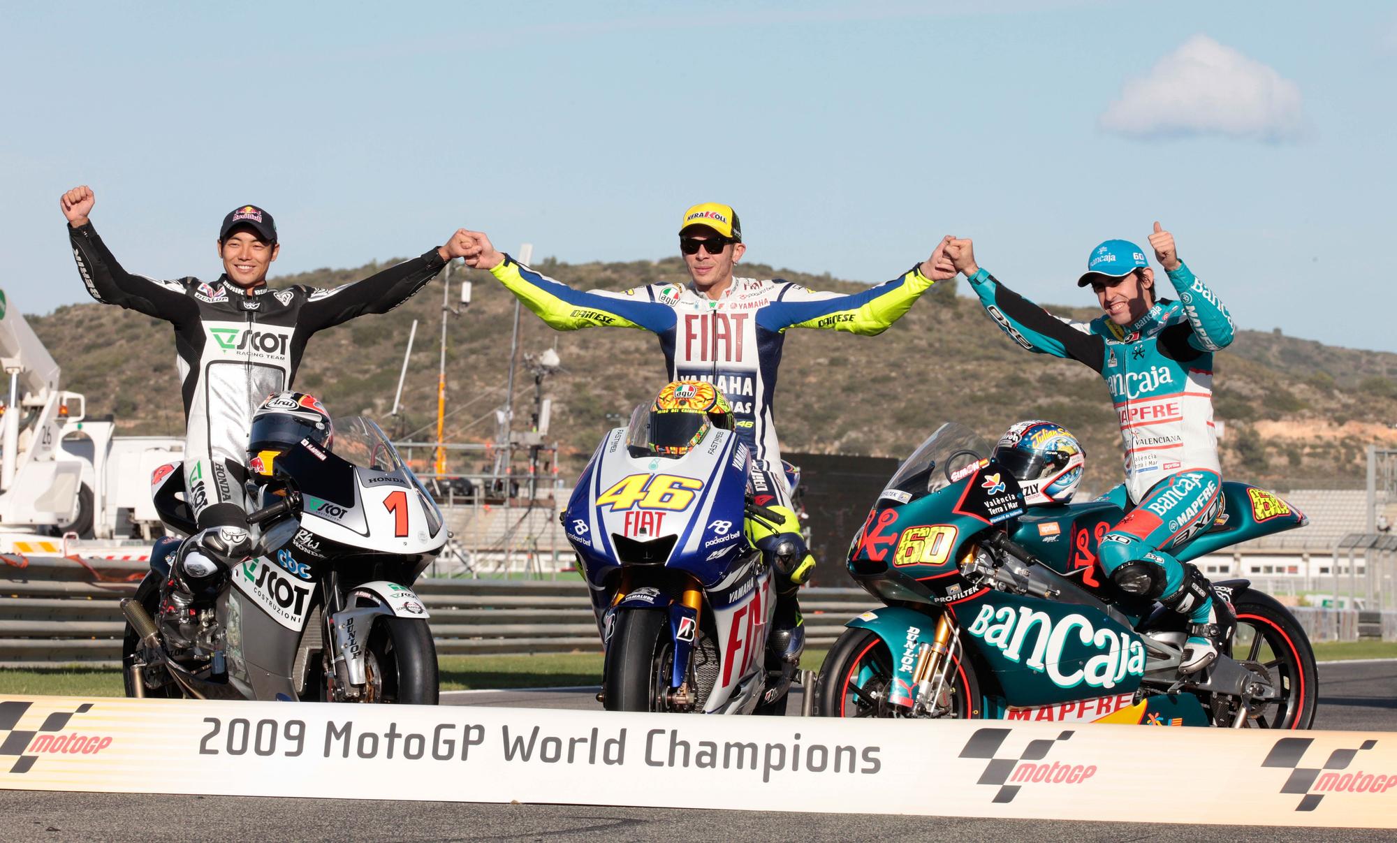 Los campeones del mundo en la historia del Gran Premio de la Comunitat Valenciana