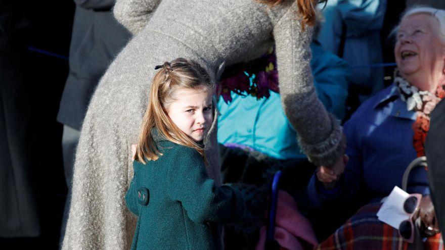 La princesa Carlota de Cambridge el día de Navidad.