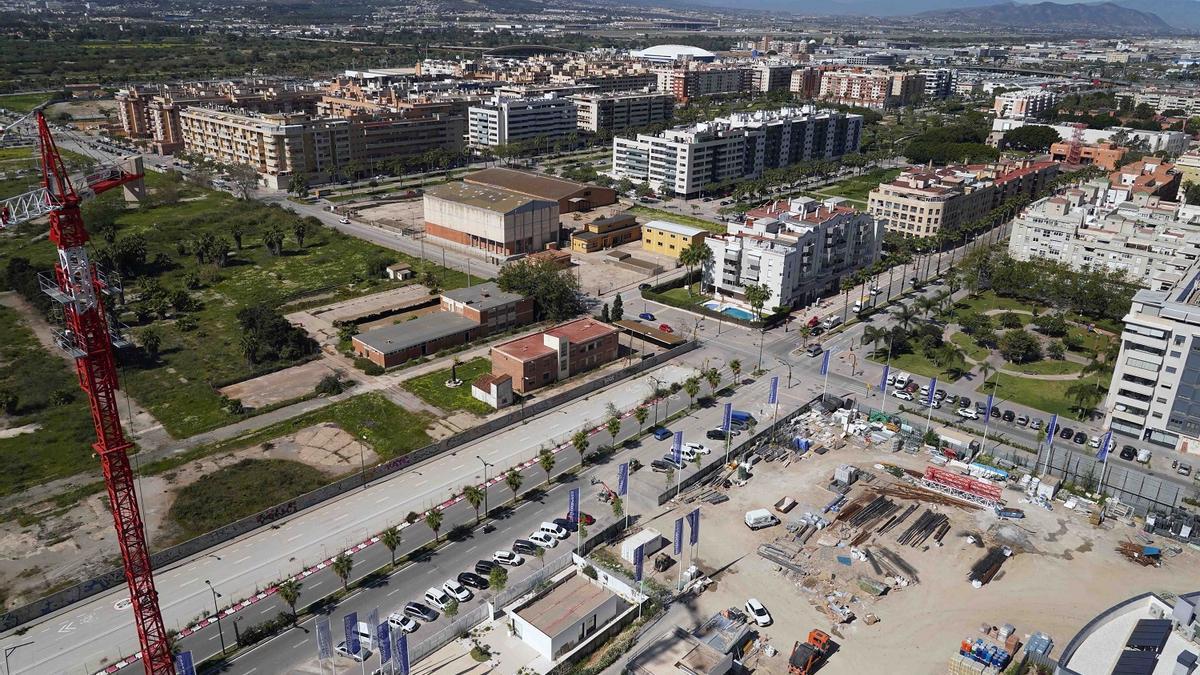 Una imagen de la zona oeste de Málaga, donde se están proyectando y construyendo nuevas promociones de vivienda.