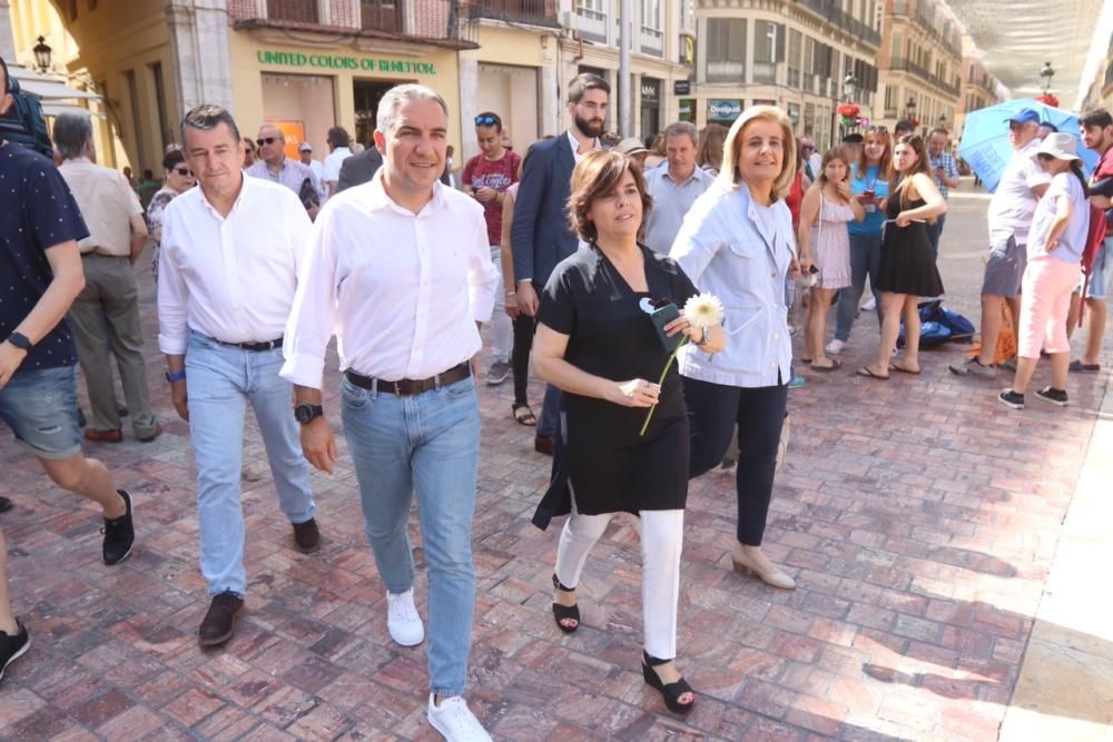 Sáenz de Santamaría se lanza a la conquista del PP desde Málaga