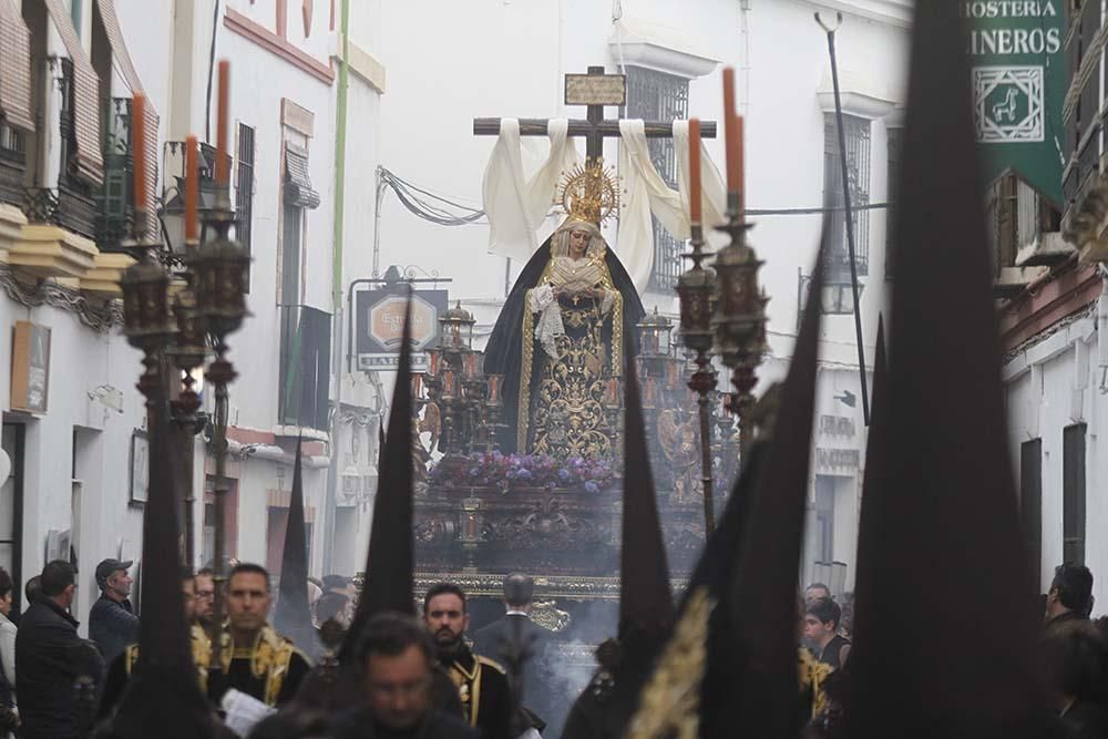 La hermandad de la Soledad en carrera oficial